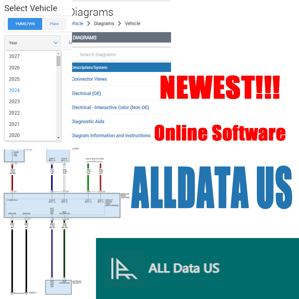 Auto Repair Shop Equipment - 2026 Alldata US Full Version Online