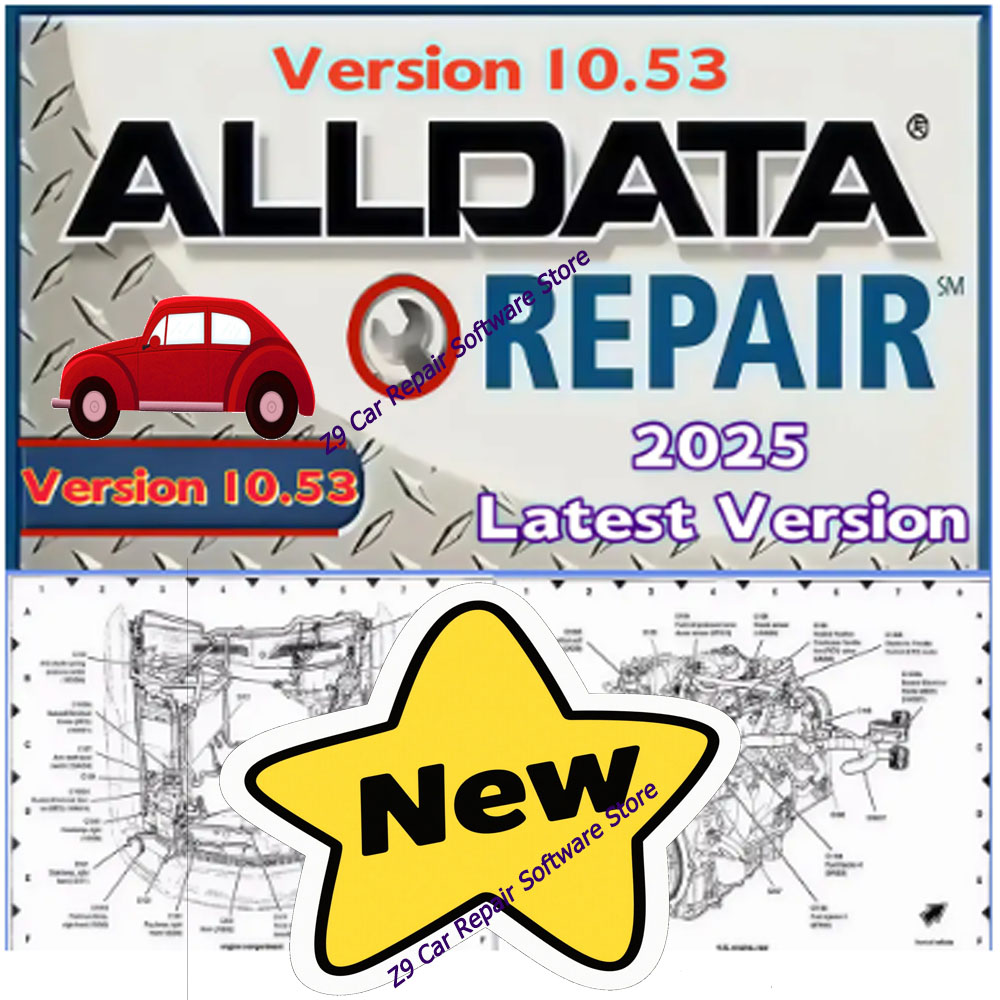 Auto Repair Shop Equipment - 2025 Hot alldata 10.53 software auto