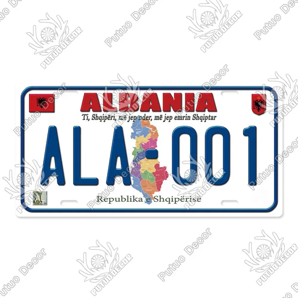 Countries License Plate Metal  - огляд і ціна Auto Repair Shop License