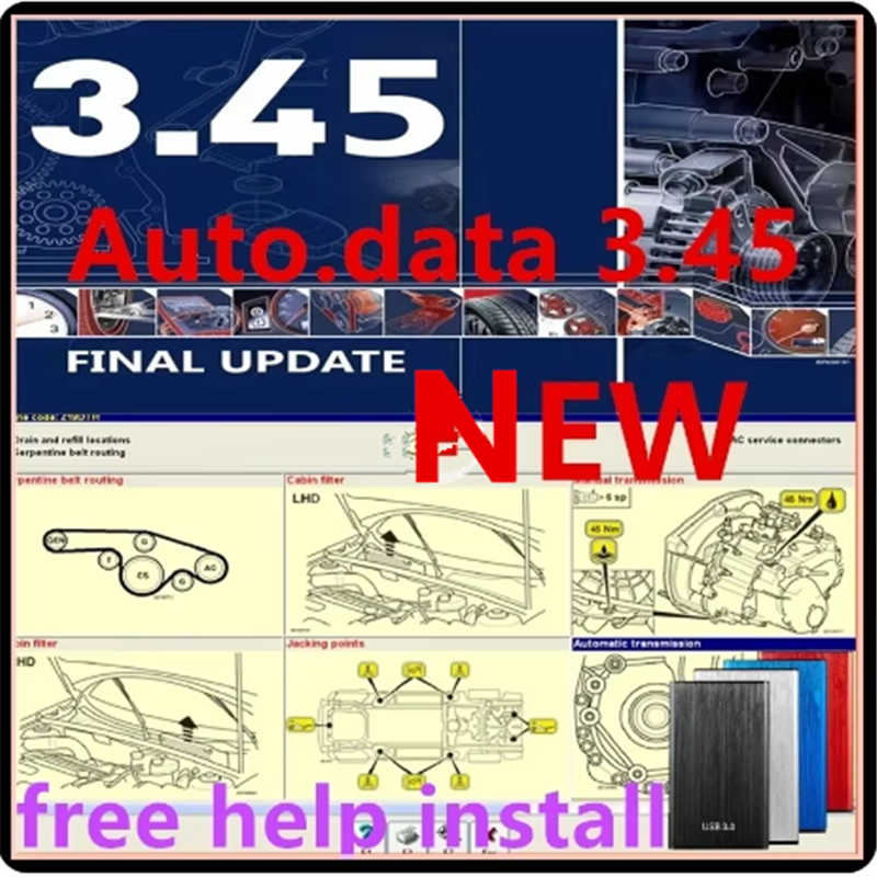 Auto Data 3.45 auto data car s - огляд і ціна Auto Repair Shop Equipment